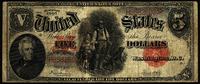5 dolarów 1907, podpisy: Speelman-White, Fr. 258