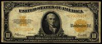 10 dolarów- gold certificate 1922, podpisy: Spee