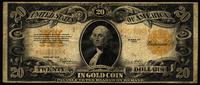 20 dolarów- gold certificate 1922, podpisy: Spee