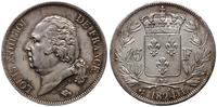 5 franków 1824 L, Bayonne, Gadoury 614, Prieur/S