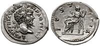 denar 198-202, Laodicea, Aw: Głowa cesarza w wie