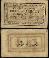 4 złote 4.09.1794, Seria I.B, Miłczak A11a