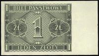 1 złoty 1.10.1938, tylko strona odwrotna, Miłcza