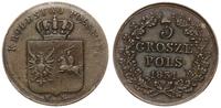 3 grosze polskie 1831 KG, Warszawa, łapy Orła pr
