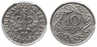 10 groszy 1923, Le Locle, piękna moneta w pudełk