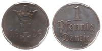 1 fenig 1929, Berlin, piękna moneta w pudełku PC