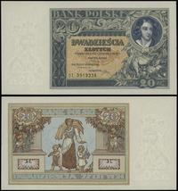 20 złotych 20.06.1931, seria DT, numeracja 59192