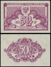 50 groszy 1944, bez daty, pięknie zachowane, Luc