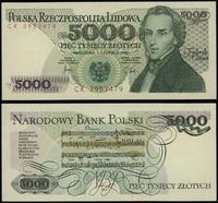 5.000 złotych 1.06.1982, seria CK, numeracja 395