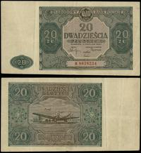 20 złotych 15.05.1946, seria B, numeracja 867823