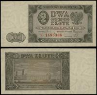 2 złote 1.07.1948, seria K, numeracja 1486386, z