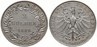 2 guldeny 1848, Frankfurt, lekko czyszczony, AKS