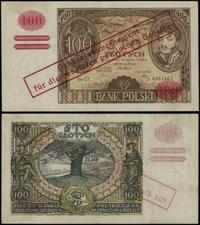 100 złotych 09.11.1934, seria CT, numeracja 6081