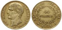40 franków 1803/1804 A (AN 12), Paryż, złoto 12.