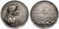 medal - Jakub i Maria 1687, Aw: Dwa popiersia w 