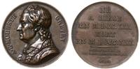 medal pamiątkowy 1818, Paryż, Aw: Popiersie w le
