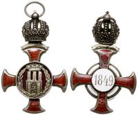 odznaczenie prywatne koniec XIX w., Krzyż z emal