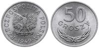 20 groszy 1949, Warszawa, aluminium, smuga menni