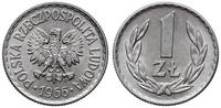 1 złoty 1966, Warszawa, aluminium, Parchimowicz 