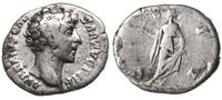 denar  146-147, Rzym, Aw: Popiersie cezara w pra