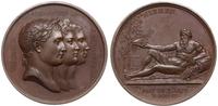 medal na pamiątkę pokoju w Tylży 1807, Aw: Głowy