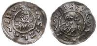 denar 1050-1055, Praga, Aw: Popiersie władcy na 