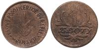 1 złoty, miedź, 25.5 mm, 3.52 g, Bartoszewicki 9
