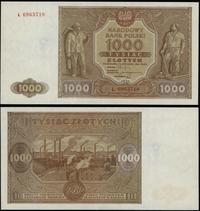 1.000 złotych 15.05.1946, seria L, numeracja 696