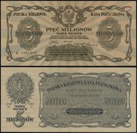 5.000.000 złotych 20.11.1923, seria B 1991380, z