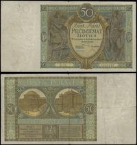 50 złotych 28.08.1925, seria B 0980697, kilkakro