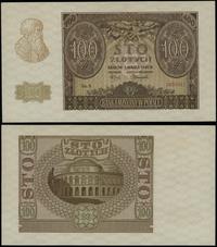 100 złotych 1.03.1940, seria B 0630521, małe zag