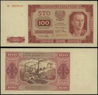 100 złotych 1.07.1948, seria EL 4929843, złamane