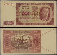 100 złotych 1.07.1948, seria AG 1234567 / AG 890