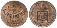 1/2 krajcara 1816 A, Wiedeń, wyśmienita moneta z