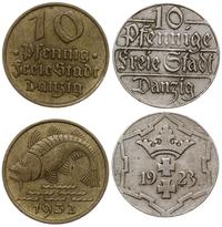 zestaw 2 monet, Berlin, 10 fenigów 1923 oraz 10 