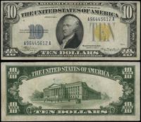 10 dolarów 1934, seria A 96445612 A, żółta piecz