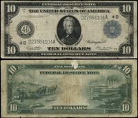 10 dolarów 1914, seria D 27864104 A, niebieska p