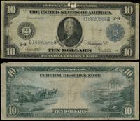 10 dolarów 1914, seria B 18880566 B, niebieska p