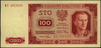 100 złotych 1.07.1948, seria KI, Miłczak 139f