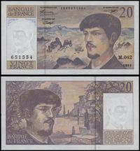20 franków 1993, seria M042, numeracja 651554 / 
