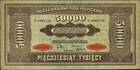 50.000 marek polskich 10.10.1922, Seria S, na gó