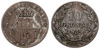 10 groszy 1835, Wiedeń, nierówna patyna, Bitkin 