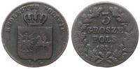 3 grosze 1831 KG, Warszawa, Bitkin 8, Iger PL.31