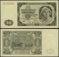 50 złotych 1.07.1948, seria EL, numeracja 672078