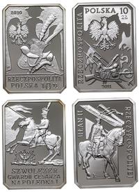 Polska, zestaw 2 x 10 złotych, 2010,2011