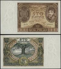 100 złotych 9.11.1934, seria CK, numeracja 63883