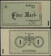 1 marka 15.05.1940, seria A, numeracja 333147, z