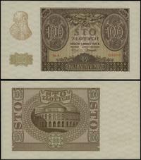 100 złotych 1.03.1940, seria B, numeracja 063039