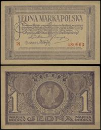1 marka polska 17.05.1919, seria PI, numeracja 4