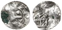 denar 983-1002, Aw: Krzyż grecki, w trzech kątac